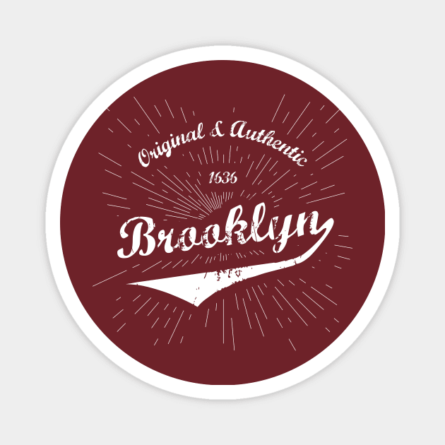 Original Brooklyn, NYC Shirt Magnet by Teevolution